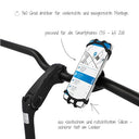 Fischer - 360° Silicone Bicycle Smartphone Holder, Easy to Assemble, Secure Fit