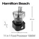 Hamilton Beach - 11 In 1 Food Processor 1000W