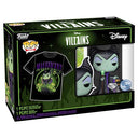 Funko Store - Maleficent Diamond Glitter POP! & Tee Set, Medium