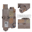 Gedourain - Durable PEQ-15 Battery Box for Airsoft, Sand Color, Tough Design