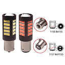 Generic - 2Pcs LED 1157 BAY15D Car Parking Lights, Waterproof, 66-SMD, 12V