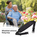 Generic - Adjustable Wheelchair Seat Belt with Comfortable Cushion Straps for Elderly Safety