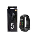 M5 Smart Bracelet with Heart Rate Monitor and Color Display