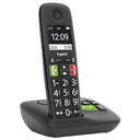 Experience first-class sound with the Gigaset E290A home phone. Features adjustable volume, amplifier function, and exceptional clarity for easy calls. Keywords: Gigaset, home phone, adjustable volume, amplifier function