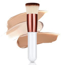 Glasflength Kabuki Foundation Brush - Dense Synthetic Makeup Tool