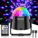 Rechargeable Disco Ball Light by Gobikey - Music Controlled & Remote