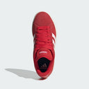 adidas Red Leather Low-Top Sneakers
