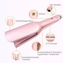 Großcat - 32mm Curling Iron for Deep Waves, Adjustable Temperature, Pink