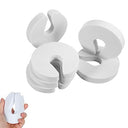 Protect your child with Gunwon's 6pcs door finger guards. Soft foam stoppers prevent finger pinching, ensuring safety at home. Ideal for families with young children.