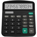 Helect Standard Function Calculator with Solar & Battery Power