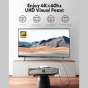 Highwings - 4K UHD USB C to HDMI Cable 1.8M, Thunderbolt 3/4 Compatible, for iPhone 15, MacBook Pro, iPad Pro, Dell XPS