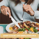 HoaaiGo - 24-Piece Golden Stainless Steel Cutlery Set, Service for 6 with Gift Box