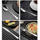 HoaaiGo - 24-Piece Golden Stainless Steel Cutlery Set, Service for 6 with Gift Box