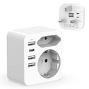 Hoppac French to UK Adapter - Type G for Europe & Schuko