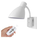 HtruiyatY E27 Plug Light - Flexible Arm, Remote Control, 360° Adjustable