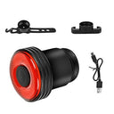 Rechargeable waterproof cycling rear light with USB and 4 modes.