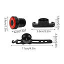 Huvqianu - Rechargeable Waterproof Cycling Rear Light with USB, 4 Modes