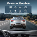 Ibaye - 1080P Full HD Dual Dash Cam with 170° Wide Angle, Night Vision, G-sensor