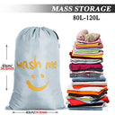 Ihomagic - Large Travel Laundry Bag, 120L Capacity, Hand Washable, Lightweight Design