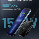 Iniu - 15W Fast Wireless Charger with Temp°Guard, Compatible with iPhone & Samsung