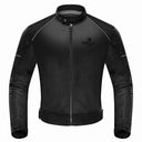 Shop Iron Jia's CE Armored Motorcycle Jacket, designed for summer riding with breathable mesh. Perfect for casual style and safety. Keywords: motorcycle jacket, breathable mesh, summer riding