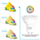Jayool - Dimmable GU10 LED Light Bulbs, RGB + Warm White, Remote Control, Timer