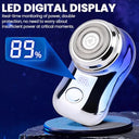 Jianwei - Mini Travel Electric Shaver, Rechargeable, Wet & Dry, Battery Display