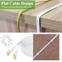 Joni Fun - Cat 7 Super Fast Ethernet Cable, 750 MHz, 10 GB, Includes Clips