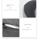 Jugbuah - Memory Foam Neck Pillow with Adjustable Fasteners for Travel