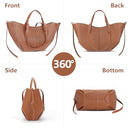 Juoxeepy - Stylish PU Leather Work Handbag with Magnetic Closure & Shoulder Strap