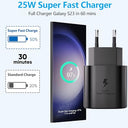 JupptElectronics - 25W USB C Fast Charger for Samsung Galaxy S Series & Note