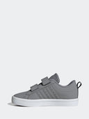 adidas Grey Hook and Loop VS Pace 2.0 Kids Trainers