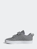 adidas Grey Hook and Loop VS Pace 2.0 Kids Trainers
