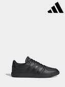 Adidas Women's Low-Top Leather Sneakers featuring three stripes and lace-up closure