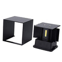 KAZRU - Dimmable LED Wall Lamp, High Brightness Indoor/Outdoor Lighting Black, 6W