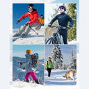 KEMIMOTO - Heated Gloves with 2500mAh Battery, 3 Heating Levels for Skiing & Fishing