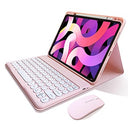 Kaitesi Keyboard Case for iPad Mini A17 Pro with Detachable Pink Keyboard