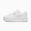 Women's Karmen II leather sneakers with bold platform sole by PUMA