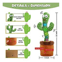 Kidbird - Dancing Talking Cactus Toy, Sings, Records & Repeats for Fun