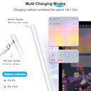 Kirosa - Slim Ergonomic White Stylus Pen with Precise Fine Tip for Comfort