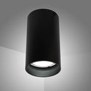 Klighten - 4 pcs Surface Mounted Matt Black Ceiling Spotlight, Modern Aluminum Spot for Living Room, Kitchen, Hallway