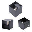 Klighten - Pack of 4 Waterproof Wall Lights, Modern Up and Down Design, 9W G9 Bulb