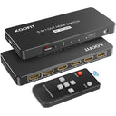 Koofit 4K HDMI Switch - 5 Port Selector with Remote Control