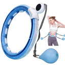 LEAFIA - Smart Fitness Hoop with Magnetic Disc and 16 Adjustable Hoops