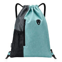 Shop the LIVACASA Water-Repellent Gym Sack featuring a mesh pocket, earphones hole, and lightweight design. Perfect for sports, travel, and daily use! Keywords: gym sack, water-repellent, drawstring bag