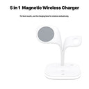 LZFuiop - 3 In 1 Wireless Charger Holder for Phone, Watch & Earbuds, Fast Charging
