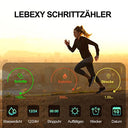 Lebexy - Simple Pedometer Watch for Fitness Tracking, No Bluetooth/App Needed