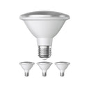 Ledscom.de - 4 x E27 LED Bulbs, PAR30 Short Neck, 13W, 1025lm, Mirror Reflector