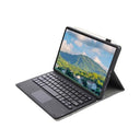 Leleyo - Touchpad Keyboard Case for Galaxy Tab A 10.1, Magnetic Smart Cover, Removable Bluetooth Keyboard, Sleek Black Design