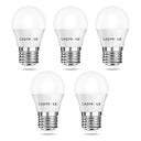 Lepro E27 G45 Golf Ball LED Bulbs - Warm White 2700K, Pack of 5